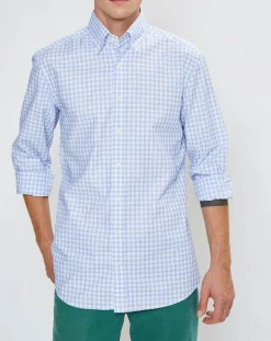 Hot Hackett London Chemise Chiy Moyen 3D à carreaux bleue
