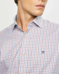 Homme Hackett London Chemise Classic Fit à carreaux blanc/rouge/bleu