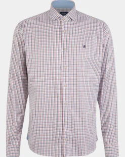 Homme Hackett London Chemise Classic Fit à carreaux blanc/rouge/bleu