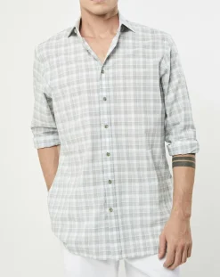 Homme Hackett London Chemise Classic Fit imprimée vert kaki