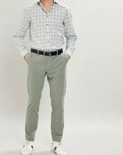 Homme Hackett London Chemise Classic Fit imprimée vert kaki