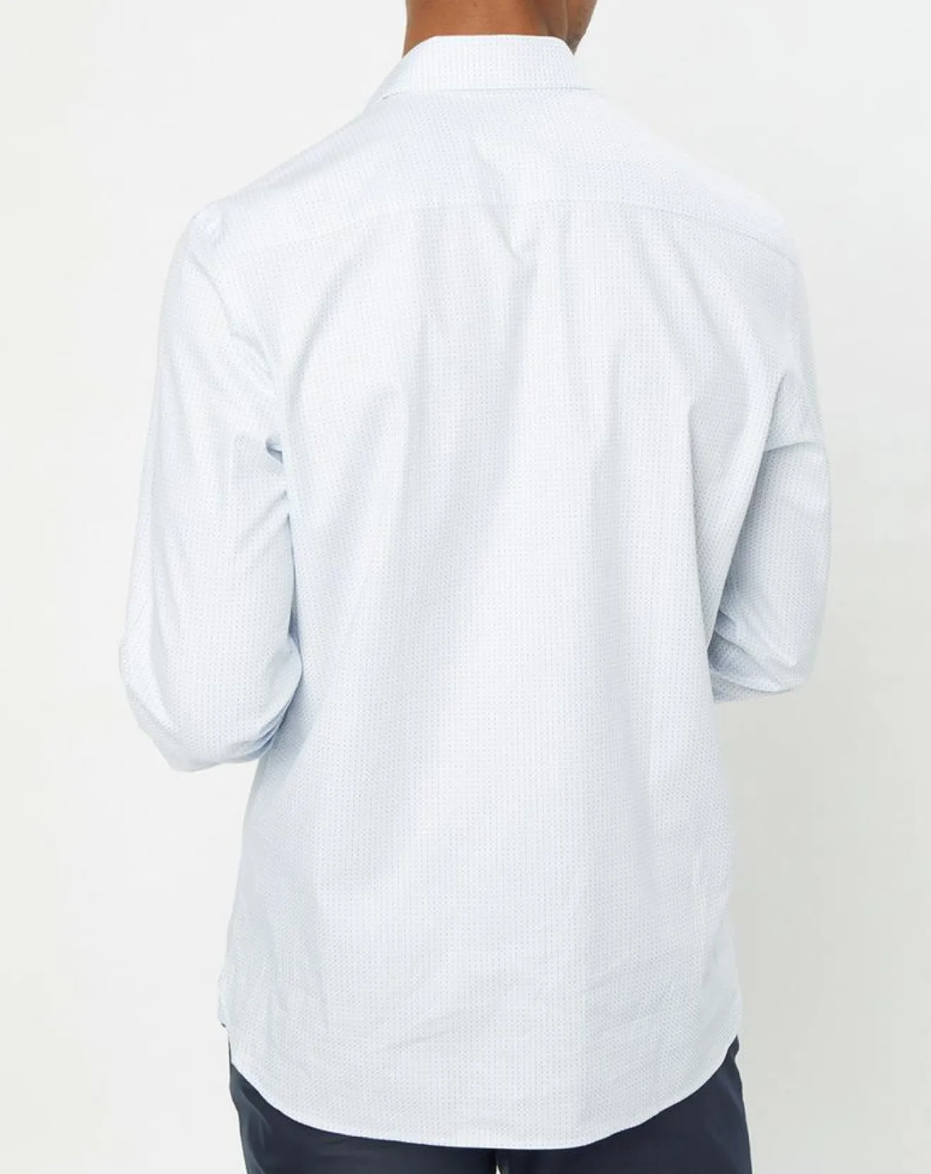 Homme Hackett London Chemise Classic Fit Jacquard imprimée bleu/blanc