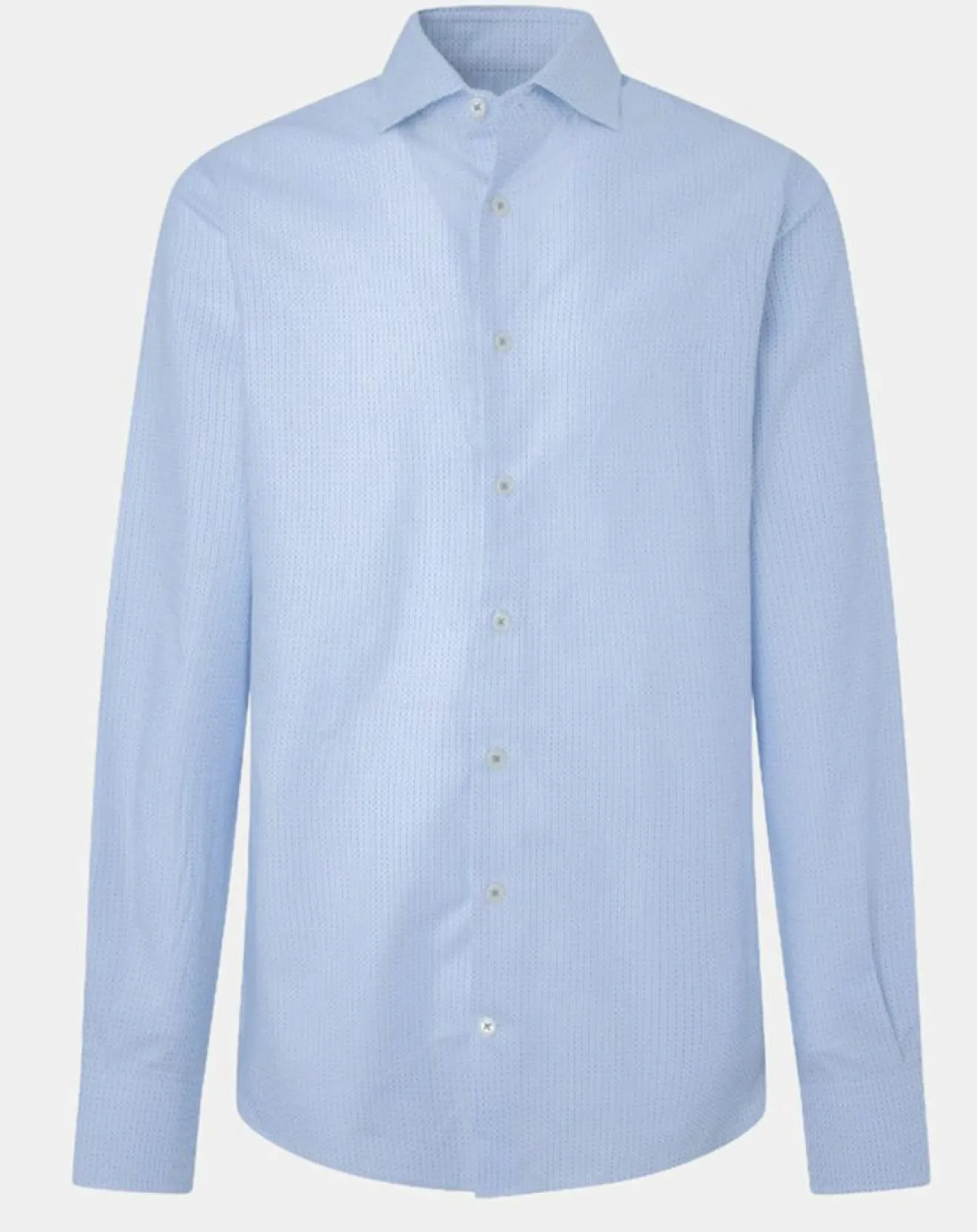 Homme Hackett London Chemise Classic Fit Jacquard imprimée bleu/blanc