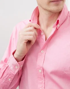 Homme Hackett London Chemise Classic Fit oxford rose