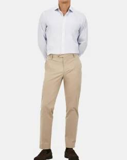 Sale Hackett London Chemise Classic Fit rayée bleu ciel