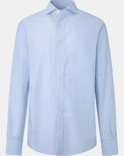 Sale Hackett London Chemise Classic Fit rayée bleu ciel