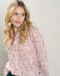 New Hartford Chemise Comedy imprimée parme