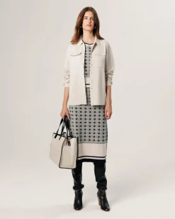 Femme Rodier Chemise Concepcion poches poitrine blanc écru