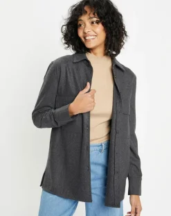 Femme Jodhpur Chemise Corfou en Laine mélangée gris foncé