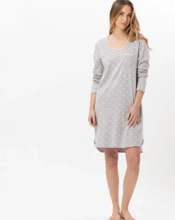 Femme Le Chat Chemise de nuit Chamade gris chiné