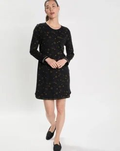 Femme Le Chat Chemise de nuit Céleste noire