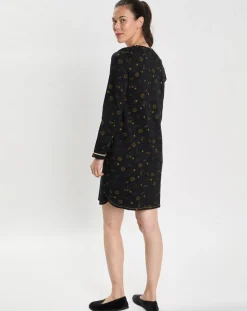 Femme Le Chat Chemise de nuit Céleste noire