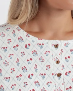 Outlet Admas Chemise de nuit Essence of Life C blanche