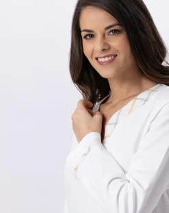 Le Chat Chemise de nuit Felicita écru/multicolore