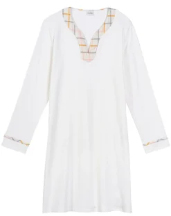 Le Chat Chemise de nuit Felicita écru/multicolore