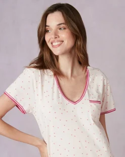 Femme Le Chat Chemise de nuit Morning rose