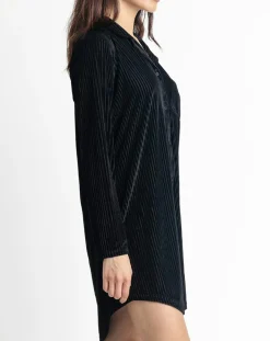 Femme Admas Classic Chemise de Nuit noire