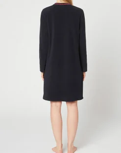 Outlet Le Chat Chemise de nuit Teddy bleu marine