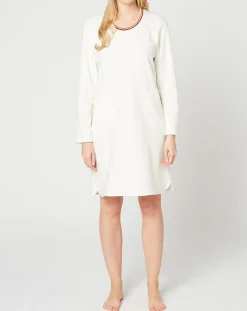 Femme Le Chat Chemise de nuit Teddy écrue