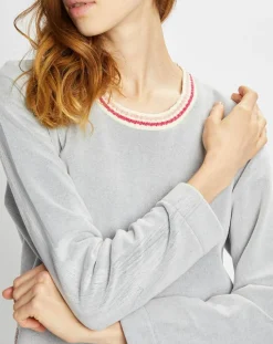 Sale Le Chat Chemise de nuit Teddy gris chiné