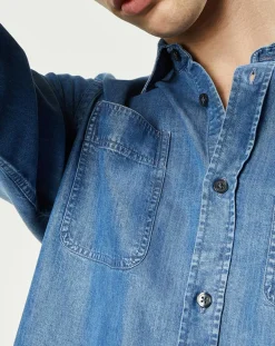 Clearance Harris Wilson Chemise Delio chambray