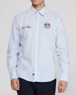 Homme North Sails Chemise droite Popeline bleu ciel