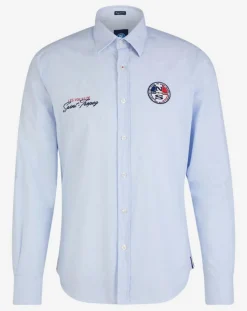 Homme North Sails Chemise droite Popeline bleu ciel