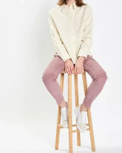 Best Marc O'Polo Chemise en flanelle manches ballons écrue