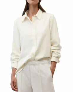 Best Marc O'Polo Chemise en flanelle manches ballons écrue