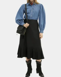 Femme Scotch & Soda Chemise en Jean bleue