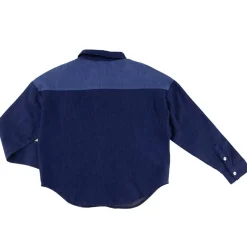 Enfant Galeries Lafayette & Kids Chemise en Jean épais Josy en Coton bio stone