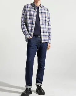 Gant Chemise en Twill Regular Fit à carreaux multicolore