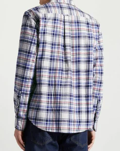 Gant Chemise en Twill Regular Fit à carreaux multicolore