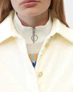 Online Marc O'Polo Chemise en Velours côtelé écrue