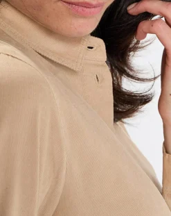 Best Marc O'Polo Chemise en Velours côtelé fin Milleraies beige