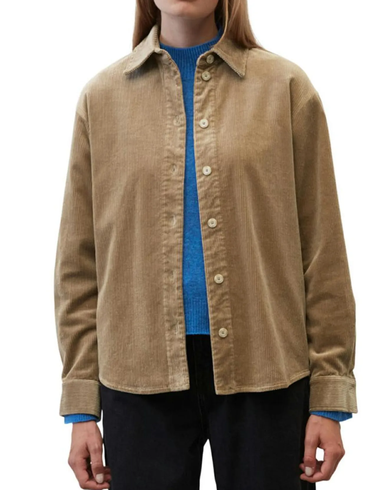 Hot Marc O'Polo Chemise en Velours côtelé marron