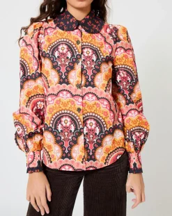 Online Manoush Chemise Fall Winter Mix imprimée rose/multicolore