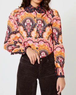 Online Manoush Chemise Fall Winter Mix imprimée rose/multicolore