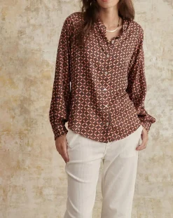 Online Garance Paris Chemise Gelina marron