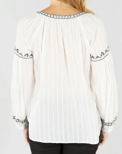 New Derhy Chemise Havane blanc cassé