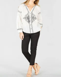 New Derhy Chemise Havane blanc cassé