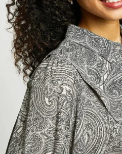 Sale Esprit Chemise imprimé cachemire blanc/gris