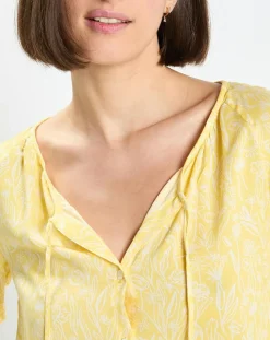 Femme Marc O'Polo Chemise imprimé floral jaune