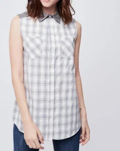 John Galliano Chemise imprimé gris/blanc