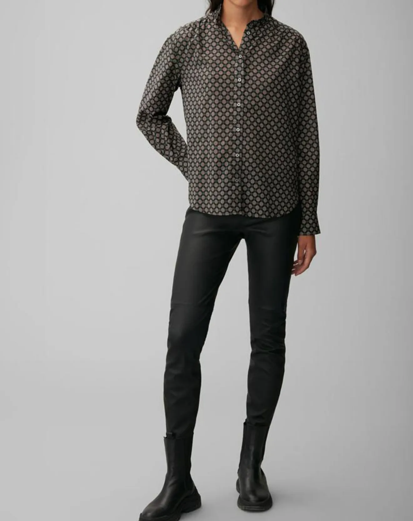 Femme Marc O'Polo Chemise imprimée all-over multicolore