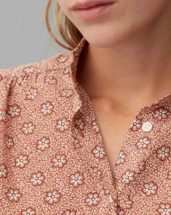Discount Marc O'Polo Chemise imprimée all-over rouge