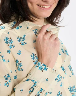 Online Marc O'Polo Chemise imprimée blanc/bleu