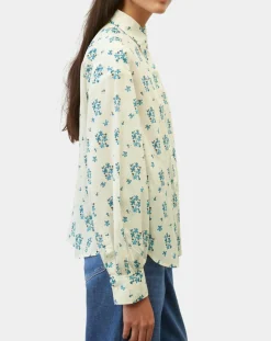 Online Marc O'Polo Chemise imprimée blanc/bleu