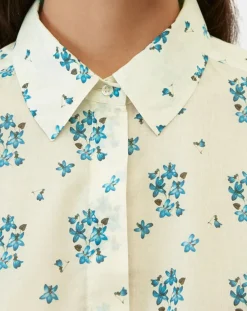 Online Marc O'Polo Chemise imprimée blanc/bleu