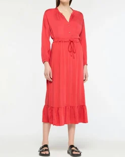 Hot Yerse Chemise Lane rouge